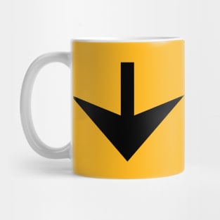 Yamato Black on Yellow Mug